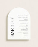 Bar Sign Arch White, Moderna