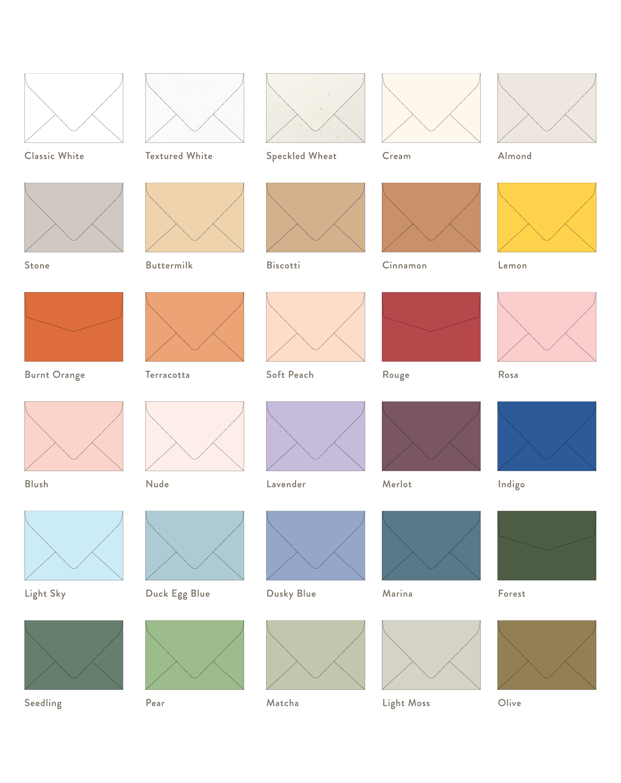 Envelopes Palette