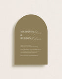 Invitation Arch Olive, Bliss