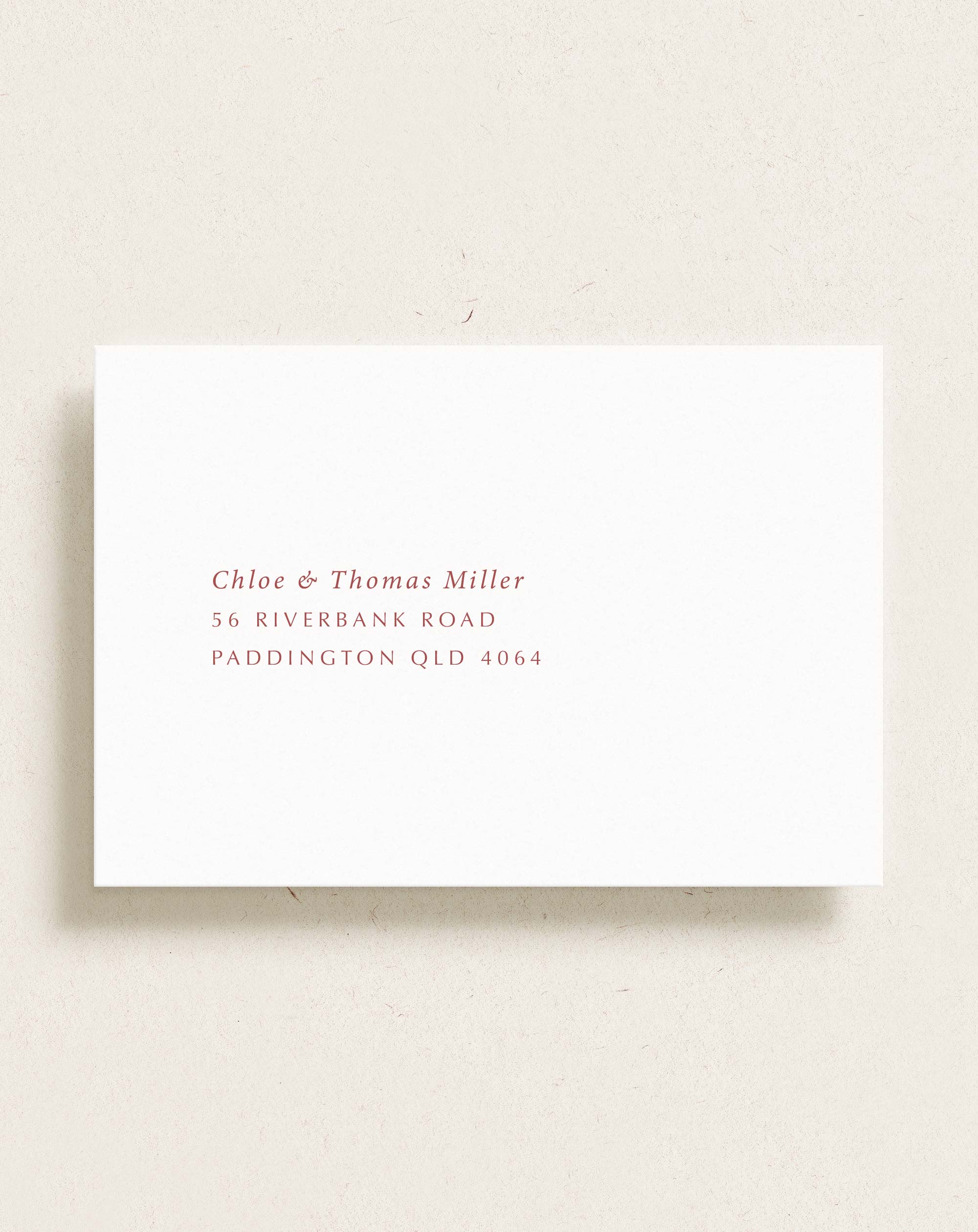 Printed Envelope Addressing White, Lovers