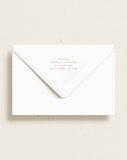 Printed Return Address Envelopes White, Lovers