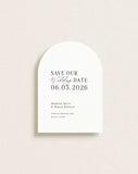 Save The Date Arch White, Bliss