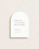 Save The Date Arch White2, Bliss