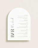 Wedding Bar Sign Arch, Moderna